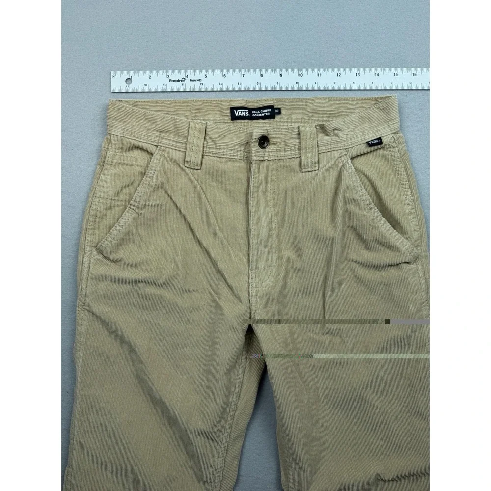 Vans Drill Chore Carpenter Pants Mens 30x30 Relaxed Cotton Skater Corduroy